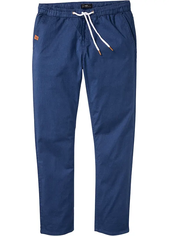 Pantalon droit taille &eacute;lastiqu&eacute;e, Slim Fit, bonprix