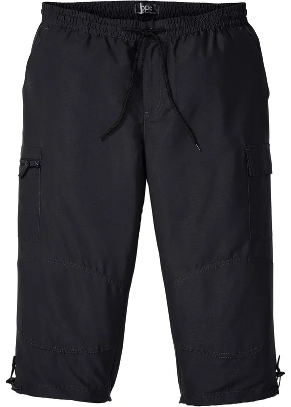 Pantalon 3/4 en microfibre confortable, Regular, bonprix