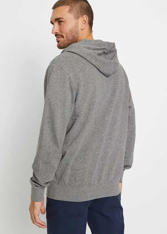 Sweat &agrave; capuche zipp&eacute; confortable, bonprix