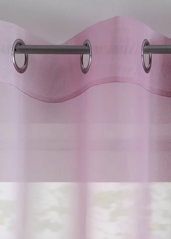 Voilages &agrave; effet ombr&eacute; (2 pces), bonprix