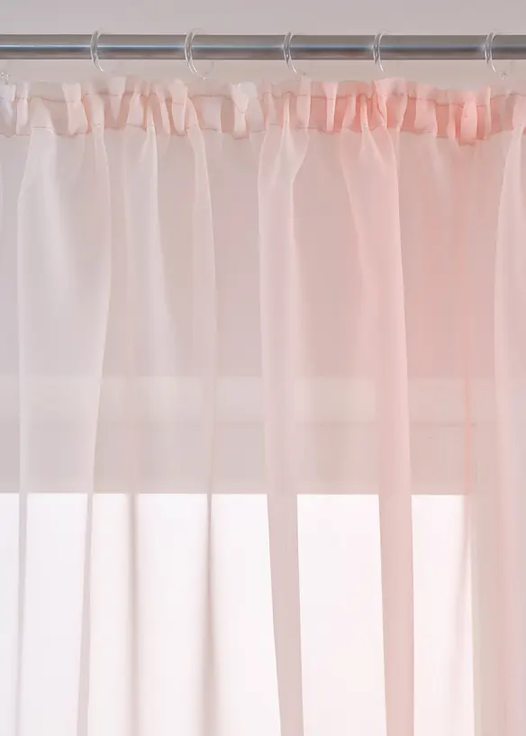 Voilages &agrave; effet ombr&eacute; (2 pces), bonprix