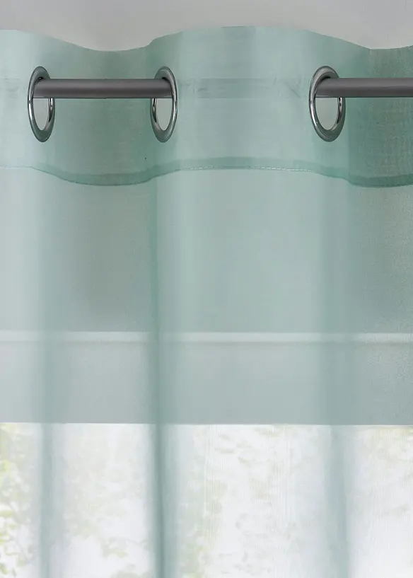 Voilages &agrave; effet ombr&eacute; (2 pces), bonprix