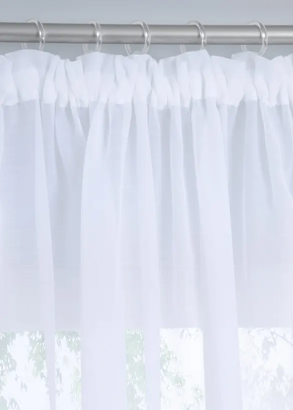 Voilage en batiste finement texturé (1 pce), bonprix