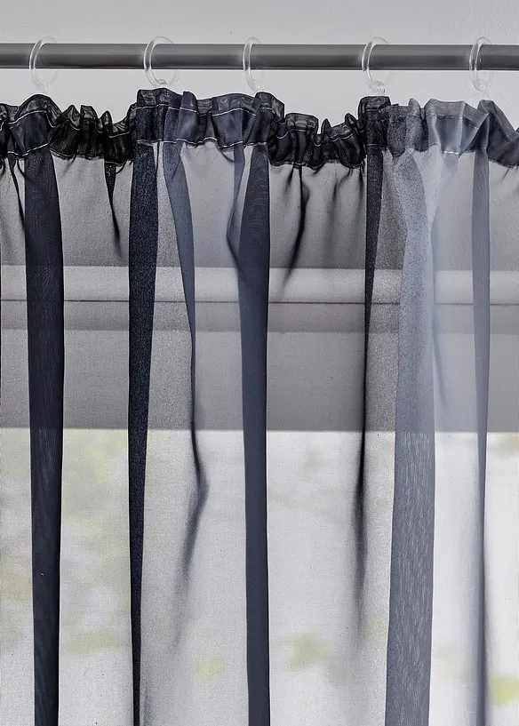 Voilages &agrave; effet ombr&eacute; (2 pces), bonprix