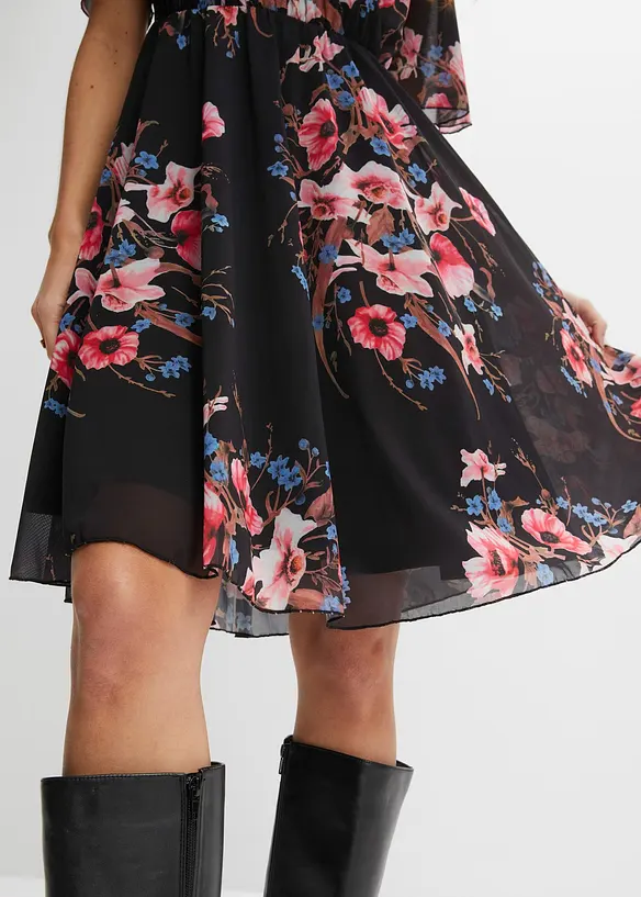 Robe courte en mesh, bonprix