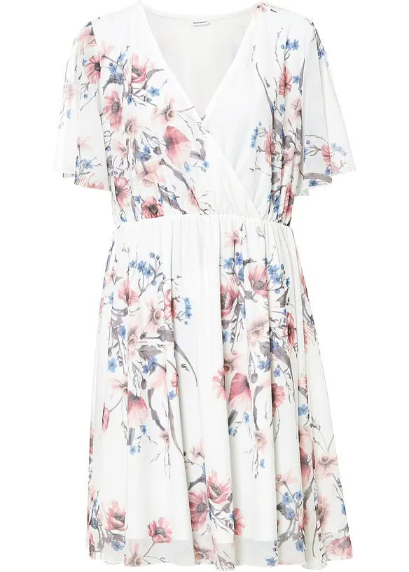 Robe courte en mesh, bonprix