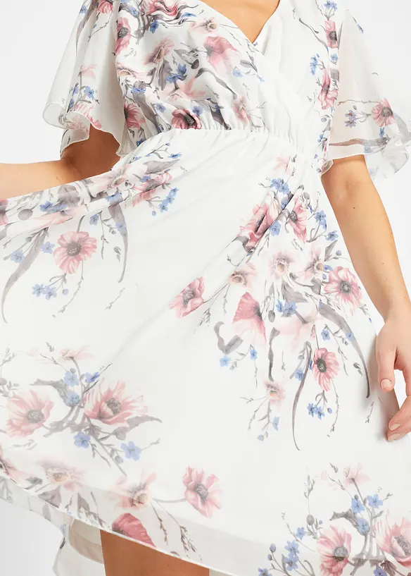 Robe courte en mesh, bonprix