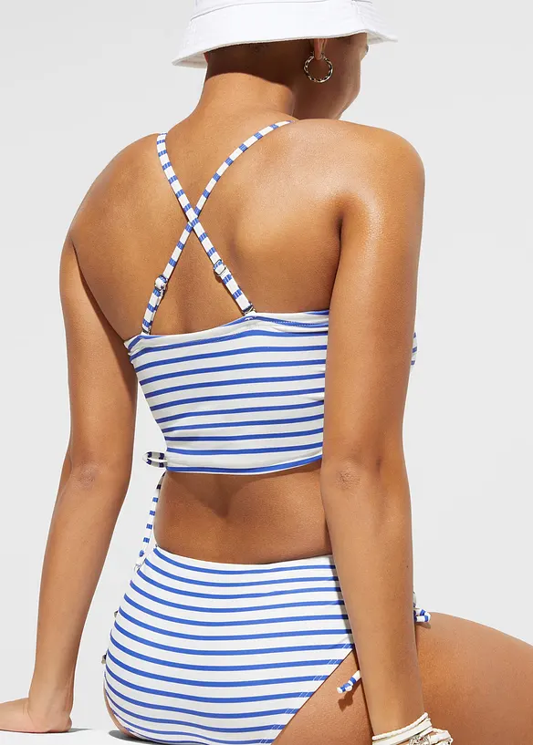 Bikini bandeau (ens. 2 pces) &agrave; bretelles amovibles, bonprix