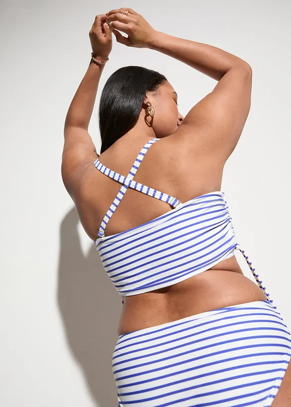 Bikini bandeau (ens. 2 pces) &agrave; bretelles amovibles, bonprix