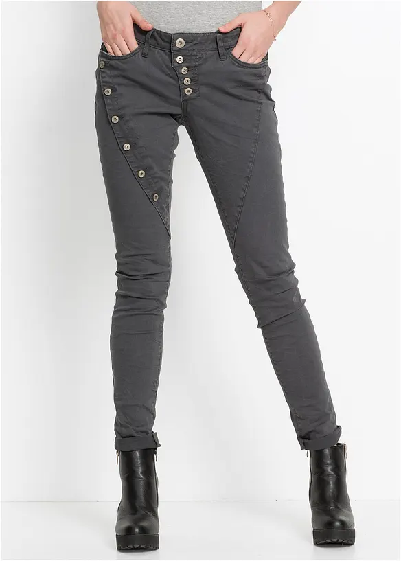 Pantalon en twill de coton extensible, bonprix