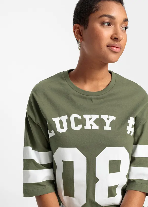 T-shirt oversize 100% coton, bonprix