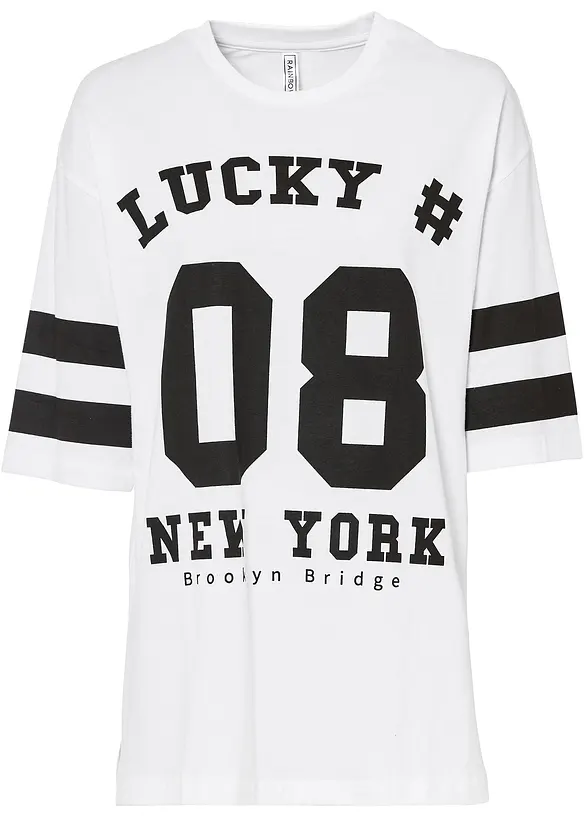 T-shirt oversize 100% coton, bonprix