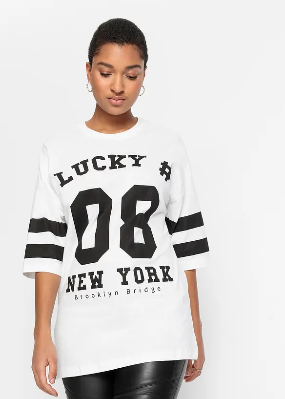 T-shirt oversize 100% coton, bonprix