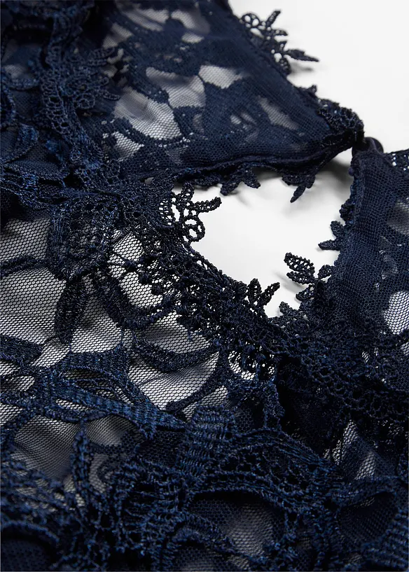 Robe longue avec dentelle, bonprix