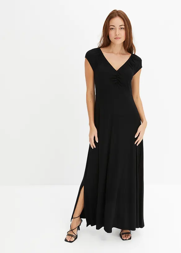 Robe longue en viscose mélangée, bonprix
