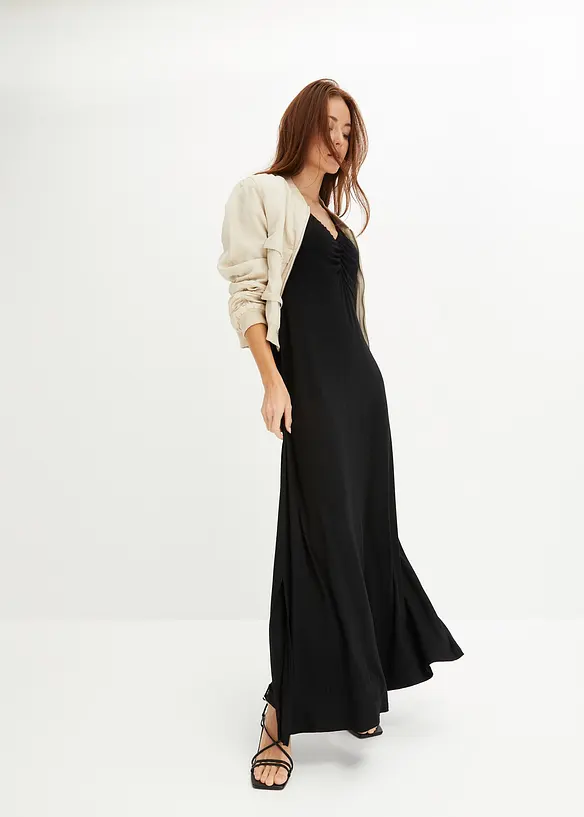 Robe longue en viscose mélangée, bonprix