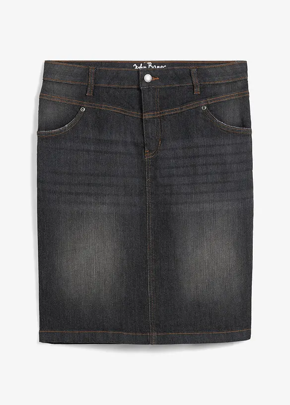 Jupe en jean extensible, bonprix