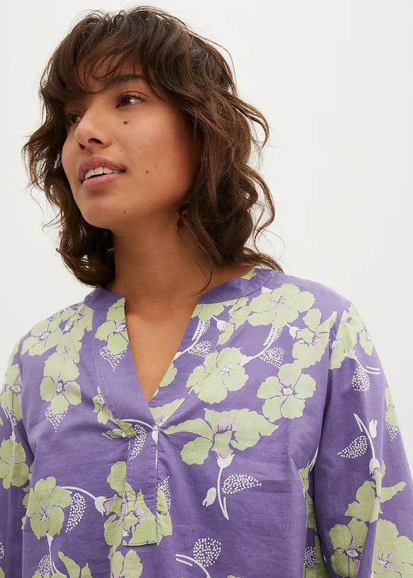 Tunique-blouse 100% coton, bonprix