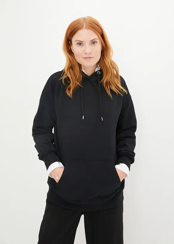 Sweat à capuche oversize, bonprix