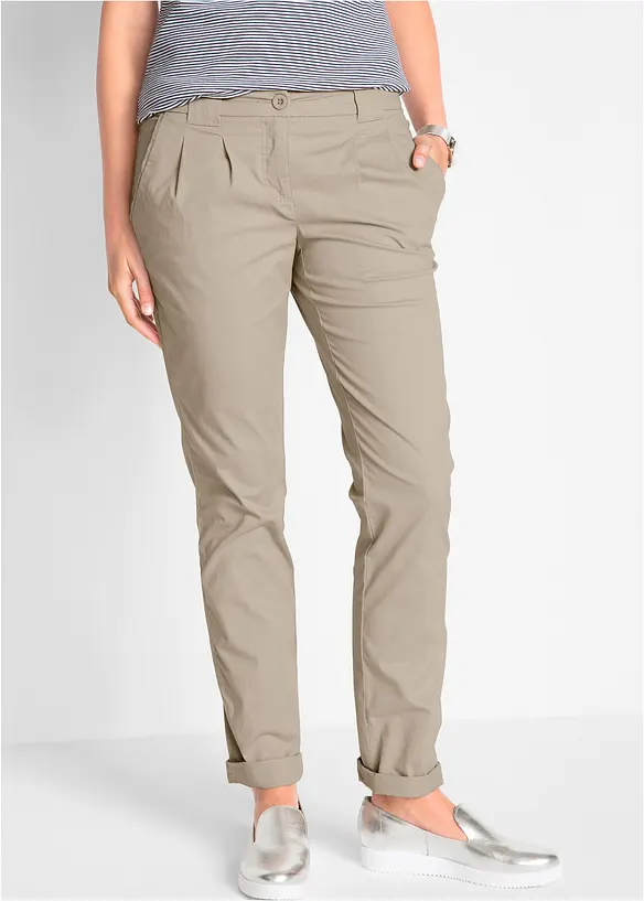 Pantalon chino extensible, bonprix