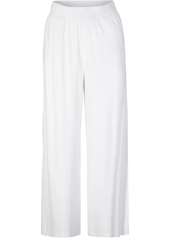 Pantalon 7/8 fluide en jersey viscose, bonprix