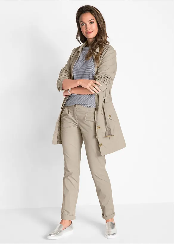 Pantalon chino extensible, bonprix