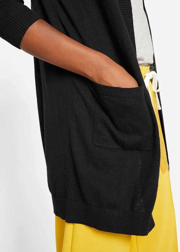 Gilet en fine maille de coton, bonprix