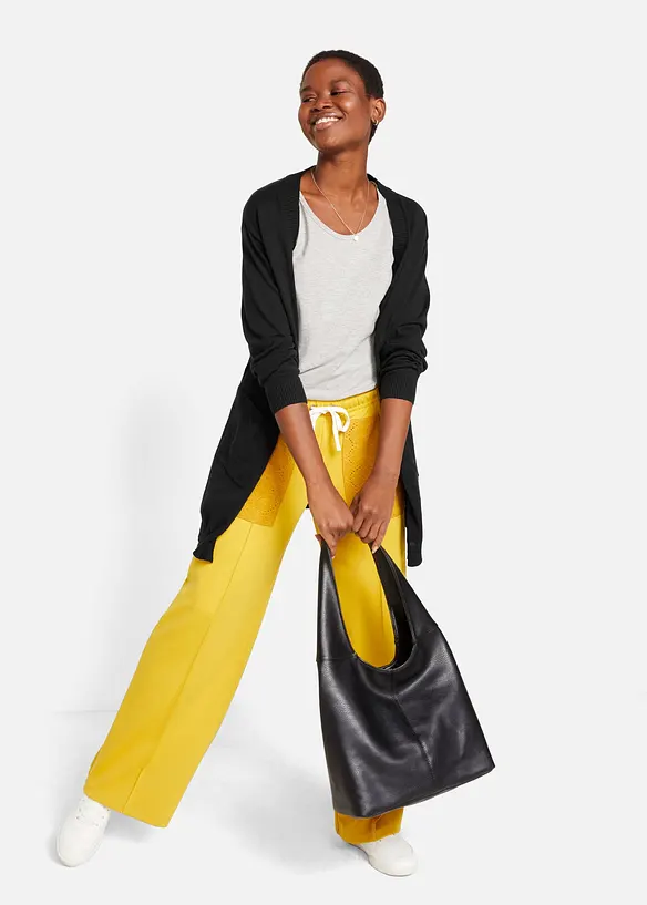 Gilet en fine maille de coton, bonprix