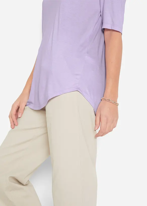 Lot de 2 t-shirts en viscose doux, bonprix