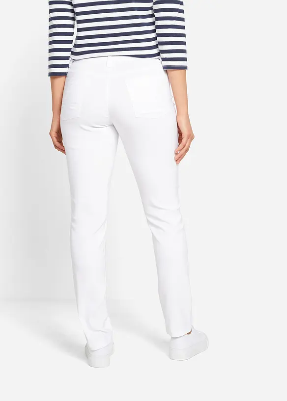 Pantalon droit en bengaline extensible, bonprix