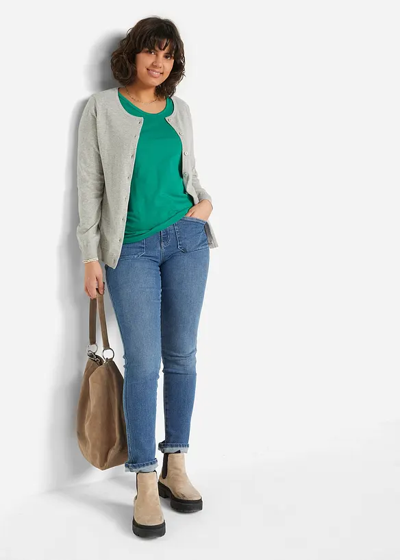 Lot de 5 d&eacute;bardeurs longs 100% coton, bonprix