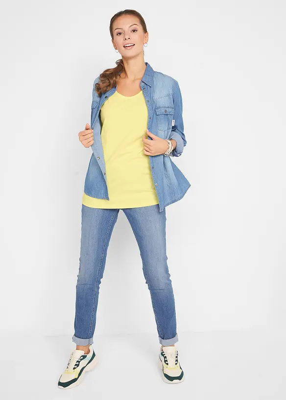 Lot de 5 d&eacute;bardeurs longs 100% coton, bonprix