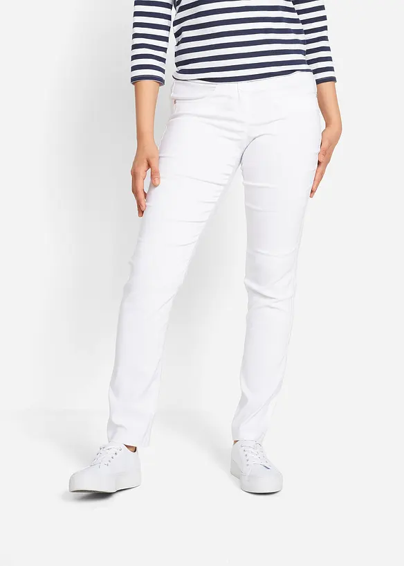 Pantalon droit en bengaline extensible, bonprix