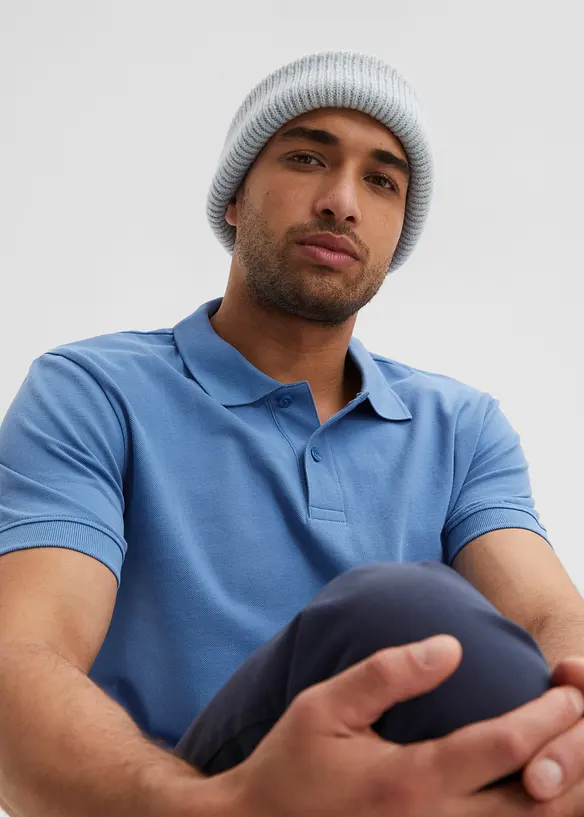 Polo en maille piqu&eacute;e 100% coton, bonprix