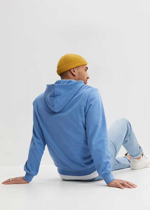 Sweat zipp&eacute; &agrave; capuche, bonprix