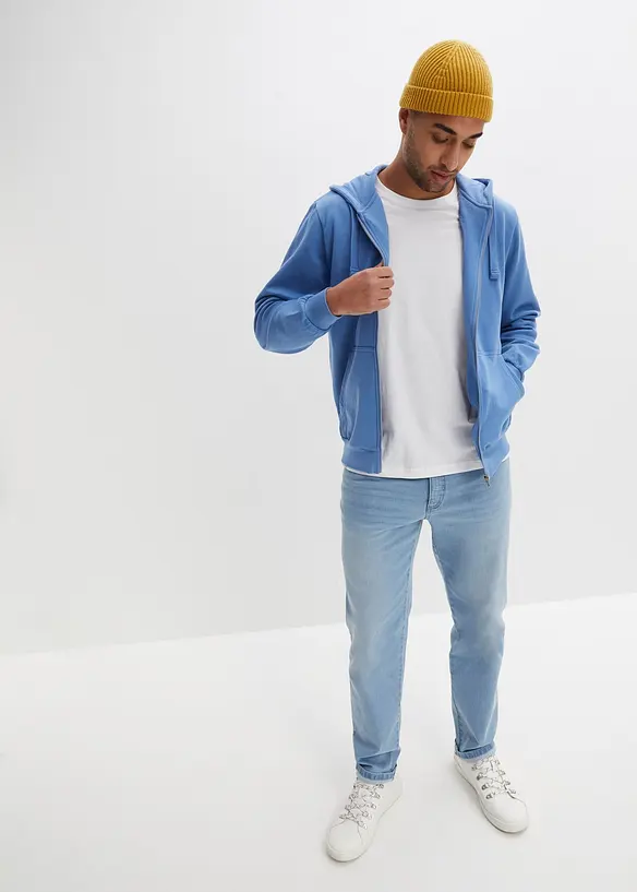 Sweat zipp&eacute; &agrave; capuche, bonprix