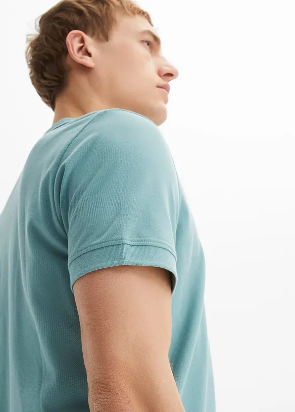 Polo en maille piqu&eacute;e 100% coton, bonprix