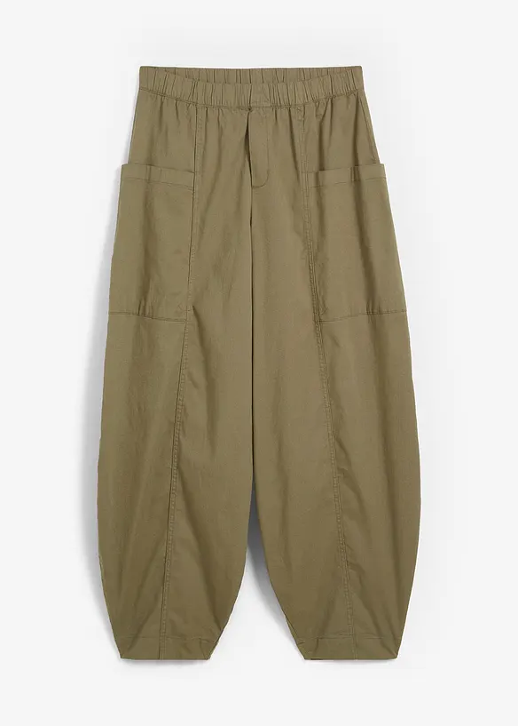 Pantalon en twill de coton extensible, bonprix