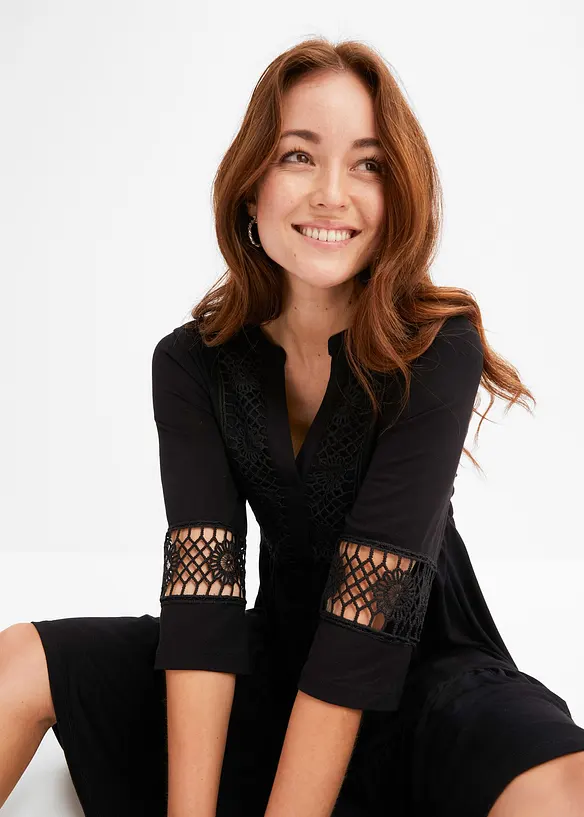 Robe-tunique en viscose douce, bonprix