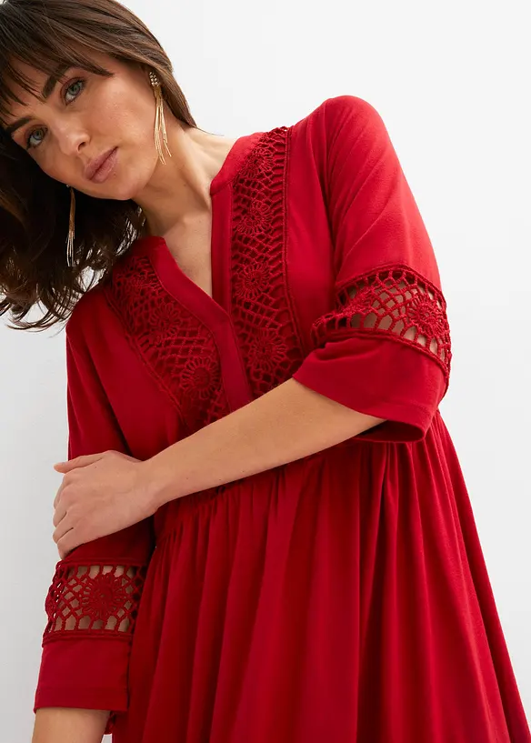 Robe-tunique en viscose douce, bonprix