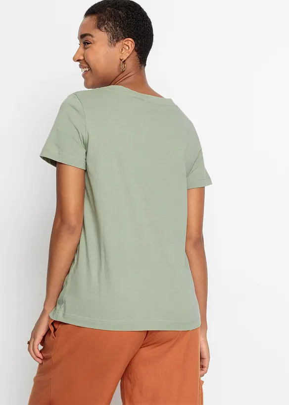 T-shirt coton imprim&eacute;, bonprix