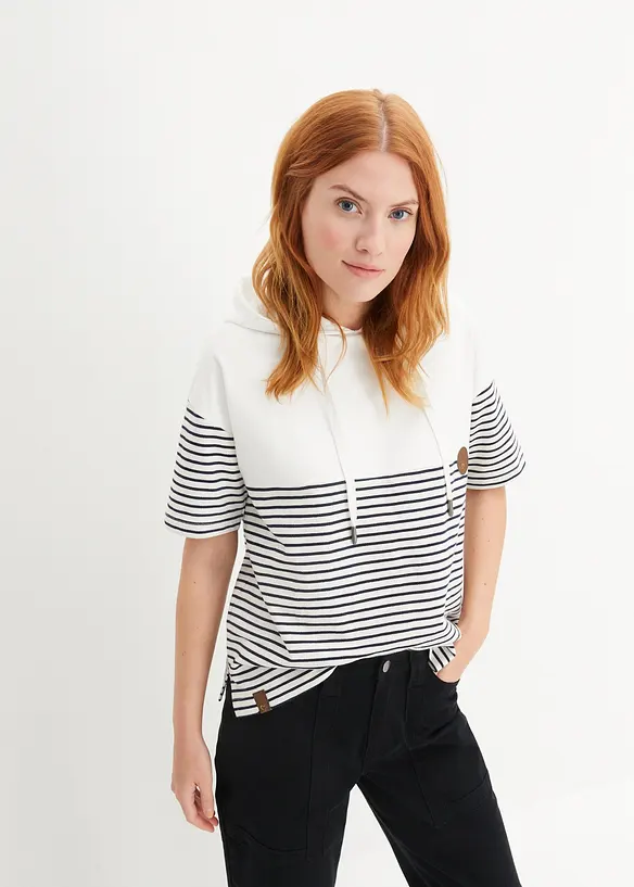 Sweat-shirt à capuche, bonprix