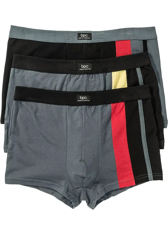 Lot de 3 boxers coton, bonprix