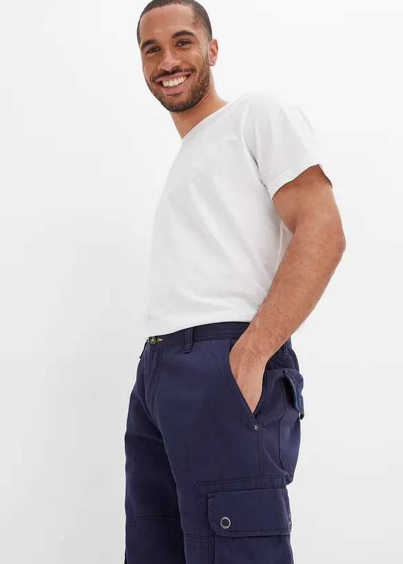 Bermuda cargo 100% coton, Regular, bonprix