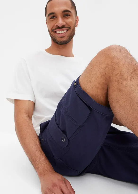 Bermuda cargo 100% coton, Regular, bonprix