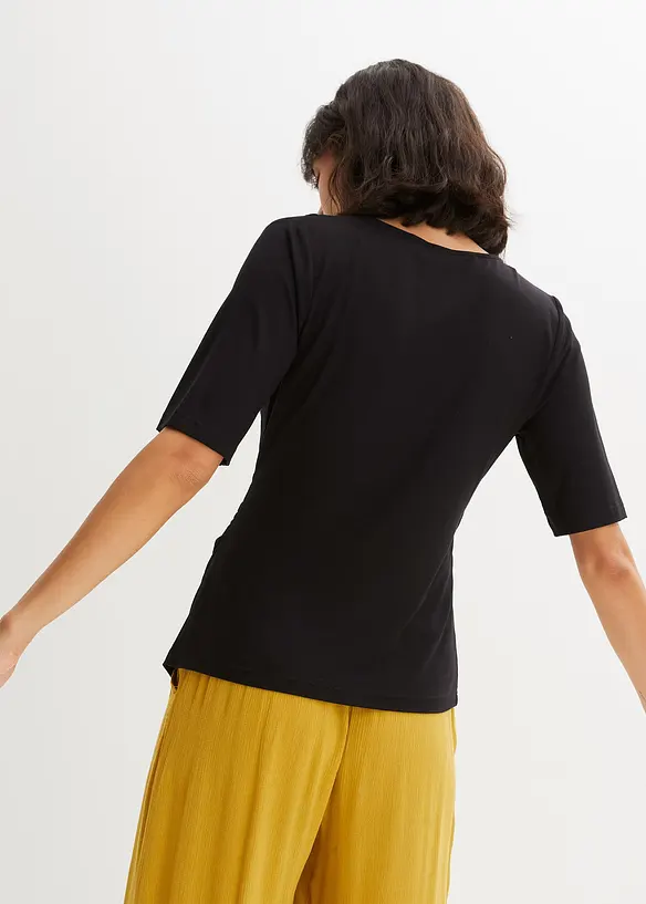 T-shirt doux en viscose extensible, bonprix