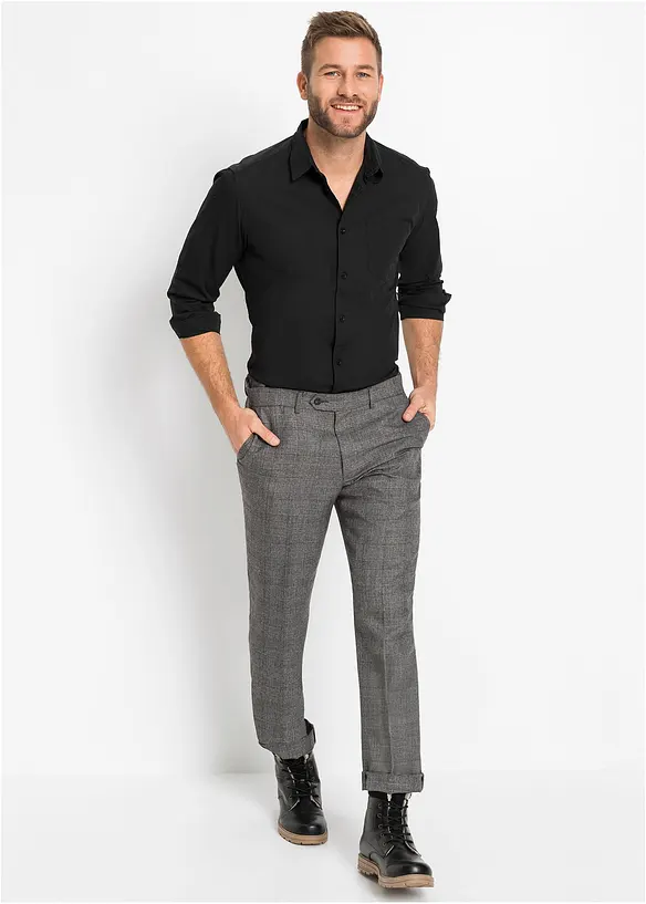 Chemise manches longues 100% coton, bonprix