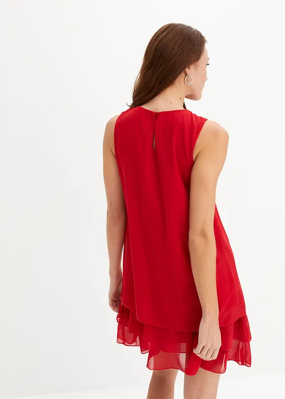 Robe en chiffon en polyester recycl&eacute;, bonprix