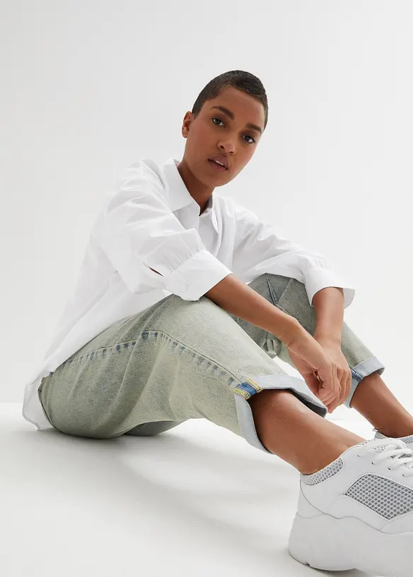 Jean au délavage vintage, bonprix