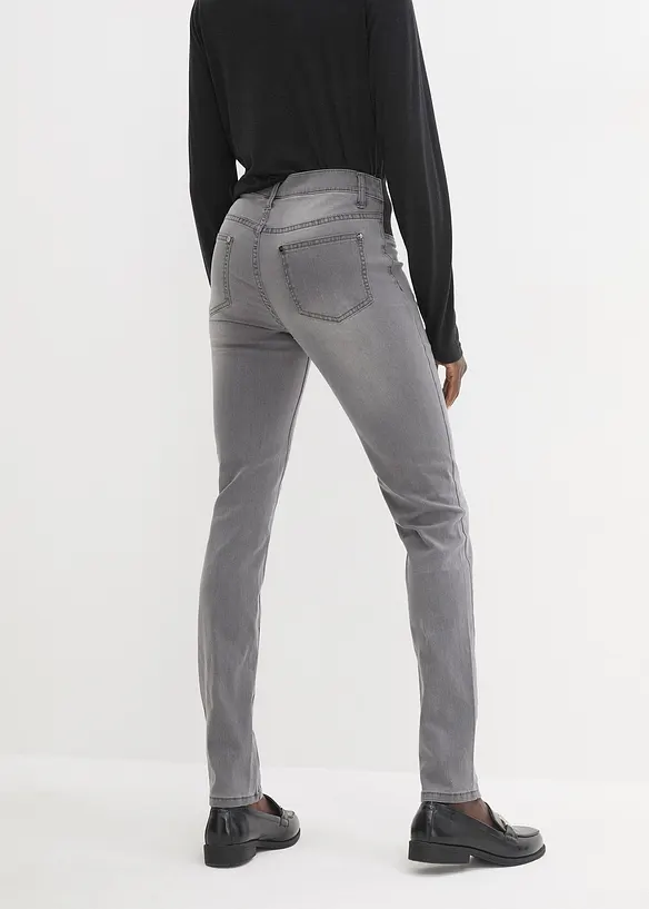 Jean skinny taille mi-haute, extensible, bonprix